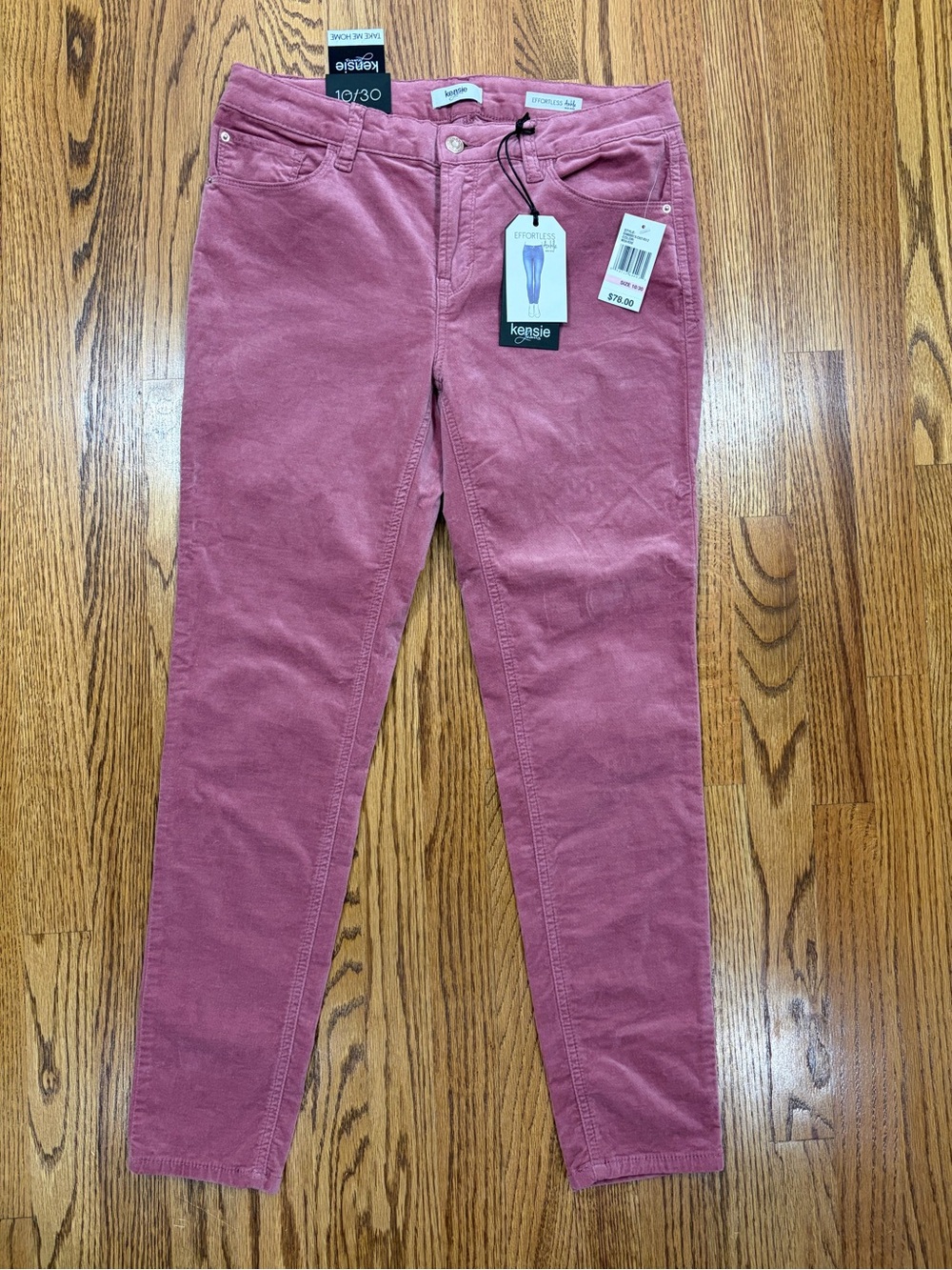 NWT Kensie Effortless Ankle Mid-Rise in Mesa Rose (10/30)